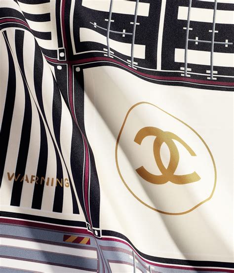 chanel scarves uk|Chanel handkerchief.